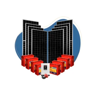 5kw-5000watts Jinko Must Hybrid Inverter Ceil Tubular Battery Super Solar Kit