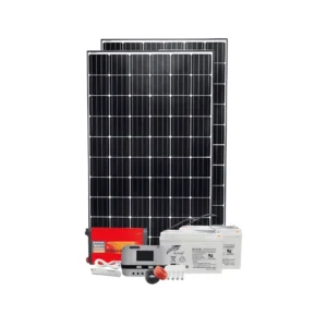 600w PWM Solar Kit–With Original Ritar Batteries+4 Free Bulbs+Power Extension